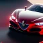 Placeholder: fullbody Drawing of 'Alfa Romeo Bertone',intricate detail,by andrea bonelli,Kilian Eng,Ohrai,evan lee,three quarters view, toned colors,16k