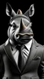 Placeholder: Classy rhino in suit