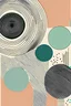 Placeholder: Boho art manamalistic. Pastel colors. With dot and lines