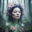 Placeholder: Bjork as otherworldly floral elven alien in misty forest. Portrait by Aliza Razell --ar 3:2 --stylize 1000, shot with Sony Alpha a9 Il and Sony FE 200-600mm f/5.6-6.3 G OSS lens, natural light, hyper realistic photograph, ultra detailed -ar 3:2 -q 2 -s 750