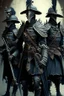 Placeholder: army of distopian victorian soldiers armors fantasy bloodborne
