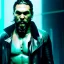 Placeholder: Actor, jason momoa, blade runner style, rain, fog, neon ambient, gradient color, clean skin, circuits, latex coat, cyber punk, neon, tubes, portrait, photo studio, unreal engine 5, smooth color, 16 bit, god lights, ray tracing, RTX, lumen lighting, ultra deatail, volumetric lighting, 3d, finely drawn, hd.