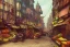 Placeholder: Canal A corner shop greengrocer in colorful varanasi street+Gothic city+BioShock+Dishonored+Bloodborne +trieste+Edinburgh+Chicago+victorian London+decòpunk Skyscraper+ +steampunk+biopunk+alphonse mucha, greg rutkowski,matte painting, cryengine, hyper detailed, felix kelly, fantasy art, seb mckinnon