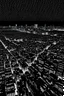 Placeholder: looking down on tokyo at night black and white in the style of hiroku ogai lookin at rooftops rfrom above