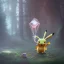 Placeholder: Mystery pokemon,Ambiance dramatique, hyperrealisme, 8k, high quality, lot of details, portrait,