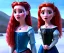 Placeholder: Very young Modern looking Mary queen of scots ,Dressed in Battle fatigue , with long Red hair, electric blue eyes, pouting red lips,diamond crown , the most beauiful portrait , vintage pixar