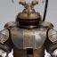 Placeholder: beautiful smooth realistic Japanese samurai robot cat body, run on dark cosmos background, cat еye, extremely sharp detail, finely tuned detail, ultra high definition, 8 k, unreal engine 5, ultra sharp focus, accurate sword wings, positive smile