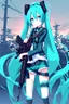 Placeholder: hatsune miku with a ak-47