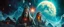 Placeholder: portrait of inter-galatic handsome power broker dynasty family , the first nation, witchcraft, cyberpunk village, sci-fi, strange chrome vessels, volume light from stars through clouds, goa trance poster