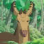 Placeholder: evil giraffe in rainforest