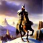 Placeholder: portrait of 'The Northman-Viking King on horse',ancient metal armor,horned helmet,castle,army,mountains, snow, cold, painting by gaston bussiere, greg rutkowski, yoji shinkawa, yoshitaka amano, tsutomu nihei, donato giancola, tim hildebrandt, evan lee,oil on canvas, cinematic composition, extreme detail,fit full head inside picture,16k