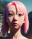 Placeholder: Anime girl cute neck head portrait, warrior costume, village, meditation, cyberpunk, 8k quality