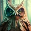 Placeholder: intricate details, realistic, octane, unreal engine, portrait, natural lighting,zoomed out + portrait, volumetric lighting, shiny,extreme detail, Photorealism, High detail, Hyper realistic Owl in forest, macro lens blur,abstract paint, sharp,eos5d mark 4, ef 85mm 5.6, focus, trending by artstation