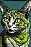 Placeholder: cat in comic book style