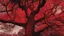 Placeholder: red tree, highly detailed, boutyfull desktop wallpaper, comic style, human faces on tree