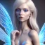 Placeholder: beautiful blonde fairy, blue eyes, in a magical ambiance, transparent wings, delicate colors, finely tuned detail, ultra high definition, 8 k, unreal engine 5, ultra sharp focus