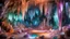Placeholder: crystal cave, maximalism