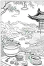Placeholder: Japanese Tea coloring page