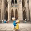 Placeholder: Peanuts Characters visiting the Cathedral of Notre Dame