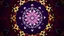 Placeholder: A Geometrical Mandala Using These Colors: Purple, Navy-Blue, Maroon, Shining Golden, Shining Silver, And A Rustic Black.