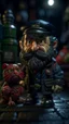 Placeholder: portrait of Cthulhu postman pat and his nighmare cat, shot on Hasselblad h6d-400c, zeiss prime lens, bokeh like f/0.8, tilt-shift lens 8k, high detail, smooth render, down-light, unreal engine, prize winning