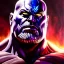 Placeholder: Ultra detailed fullbody Portrait in oil on canvas of THANOS+Darkseid hybrid Villain ,extremely detailed digital painting, extremely detailed face,crystal clear Big Glowing red eyes, mystical colors ,perfectly centered image, perfect composition, rim light, beautiful lighting, 8k, stunning scene, raytracing, anatomically correct, in the style of robert e howard and Ken Kelley and Ohrai Noriyoshi and Simon Bisley and tomzj1