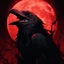 Placeholder: "Generate a high-resolution image of a very macabre crow. The scene should be set in dim, shadowy lighting, giving the atmosphere a dark and eerie feeling. The crow should have sinister, menacing features, with ragged feathers, sharp talons, and piercing eyes that glow faintly. Ensure that the background is ominous, perhaps with hints of fog or a moonlit graveyard, adding to the overall spooky ambiance. The entire image should convey a sense of dread and mystery." resolution 60k