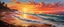 Placeholder: 1970s coast, sunset, professional photography, colorful, realistic painting