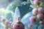 Placeholder: one big crystal subtle flower in a galactic ambiance of the sky, transparent petals, delicate colors, in the foreground, with a little beautiful fairy, full of details, smooth, bright sunshine，soft light atmosphere, light effect，vaporwave colorful, concept art, smooth, extremely sharp detail, finely tuned detail, ultra high definition, 8 k, unreal engine 5, ultra sharp focus