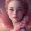 Placeholder: fairy, smiling, pink, green, beautiful, hyperrealism, masterpiece, expert, cinematic lighting, sharp focus, 8K, pastel, macro lens, woman, detailed, flower