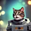 Placeholder: Cat Wall-E, outdoor settings, Professional photography, bokeh, natural lighting, canon lens, shot on dslr 64 megapixels sharp focus,