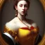 Placeholder: Portrait of a beautiful busty woman Caravaggio style