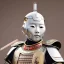 Placeholder: beautiful transparent smooth realistic japan robot samurai with cat face, extremely sharp detail, finely tuned detail, ultra high definition, 8k, unreal engine 5, ultra sharp focus, accurate hands