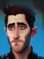 Placeholder: Portrait of a 30 year old strange gay warlock like Jake Gyllenhaal