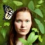 Placeholder: Generates high quality portraits of women covered in various plants, surrounded by forest and butterflies.