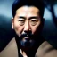 Placeholder: Ultra detailed fullbody Portrait in oil on canvas of Jin Sakai-Ghost Of Tsushima,intense stare,extremely detailed digital painting, extremely detailed face,crystal clear Big eyes, mystical colors ,perfectly centered image, perfect composition, rim light, beautiful lighting,masterpiece,8k, stunning scene, raytracing, anatomically correct, in the style of robert e howard and Ken Kelley and Ohrai Noriyoshi and Simon Bisley and tomzj1