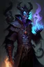 Placeholder: dark demon monster humanoid artificer mage alchemist