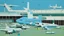 Placeholder: A pale bluish white air force base with jets painted by Stuart Davis