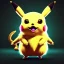 Placeholder: Pikachu dancing the style of tim Burton