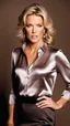 Placeholder: photography of a beautiful woman, silver satin blouse, megyn kelly