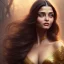 Placeholder: Aishwarya rai , cute, beautiful, long hair, wavy hair, black eyes, head and shoulders portrait, cinematic, 8k, resolution concept art portrait by Greg Rutkowski, Artgerm, WLOP, Alphonse Mucha dynamic lighting hyperdetailed intricately detailed ,golden hour, face closeup