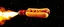 Placeholder: bazooka shooting out a rocket hot dog