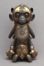 Placeholder: small cute steampunk mechanical monkey