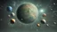 Placeholder: matrix universe, space, planets