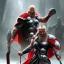 Placeholder: Thor and Kratos Realistic