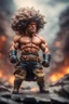 Placeholder: bullfigher with big wig on stormy exceptionalism on the brink of chasm, prize winning oil painting,bokeh like f/0.8, tilt-shift lens 8k, high detail, smooth render, down-light, unreal engine