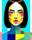 Placeholder: Minimal generic female face in a cubist-deco-geometric style .Takashi Murakami , concept art, digital art, illustration, inspired by wlop style, 8k, fine details, sharp, very detailed, high resolution, world-class masterpiece. Overall, it's absolute world-class masterpiece concept art. It's an aesthetically pleasing concept art with impeccable attention to detail and impressive composition., natural beauty