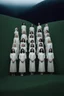 Placeholder: a group of women standing on top of a lush green hillside, inspired by Ren Hang, design milk, long black hair, whites, wanderers traveling from afar, trending on artisation, cloning spell, coat pleats, in twin peaks, submarine, by Helen Thomas Dranga, symetry, round-cropped, noire photo