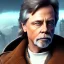 Placeholder: mark hamill walking, dark hair, blue eyes, leather, dark fantasy, art by luis royo and greg rutkowski, portrait shot, concept art, insane detail, ray tracing, photorealism, 8k, octane render, frostbite, depth of field, backlight