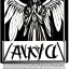 Placeholder: Angel code prophecy name words black and white Satan card